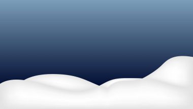 Karlı bir manzara. Kar yağışıName