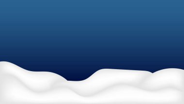 Karlı bir manzara. Kar yağışıName