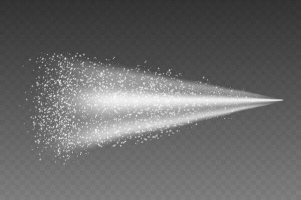 Спрей для воды белый дым
