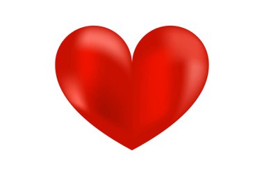 Gerçekçi bir kalp. 3d