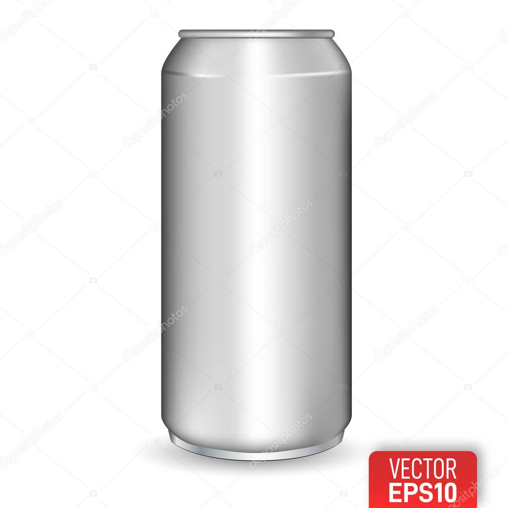 Realistic aluminium can