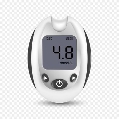 Gerçekçi glukometre. Vektör