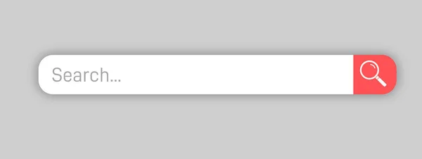 Suchleiste. Vektor — Stockvektor