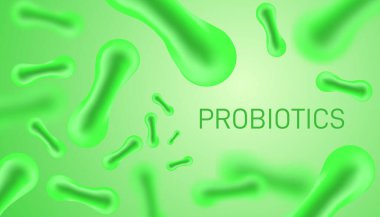 Probiyotik bakteri vektör