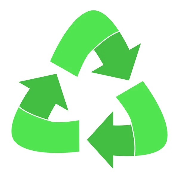 Pfeil-Symbol recyceln — Stockvektor