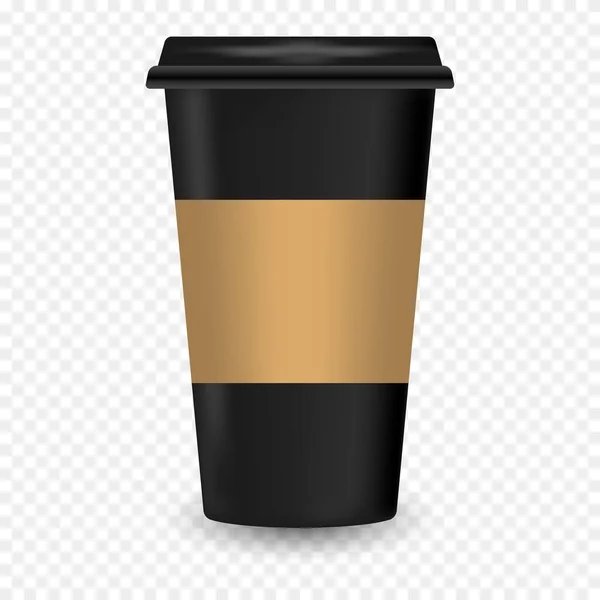 Taza de café realista — Vector de stock