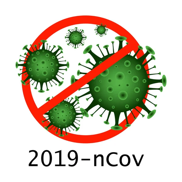 Koronavirová epidemie. Vektor — Stockový vektor