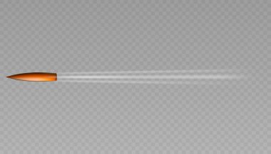 Gerçekçi uçan mermi. 