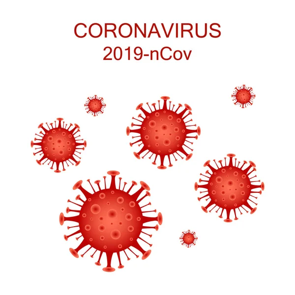 Ilustración del vector Coronavirus — Vector de stock