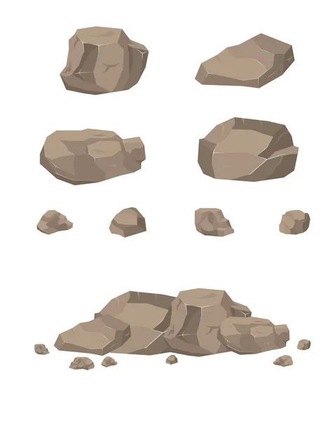 Stensamling. — Stock vektor