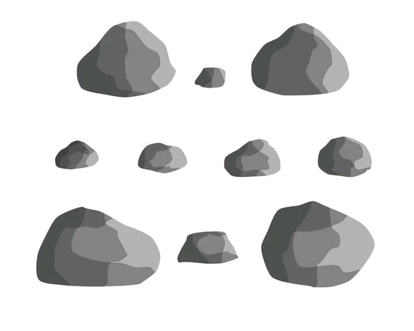 Sbírka kamenů. — Stockový vektor