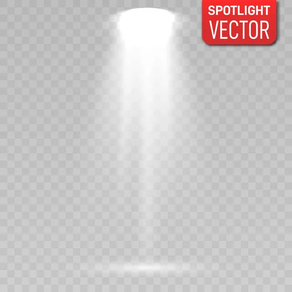 Scene illumination. Spotlight — Stock Vector