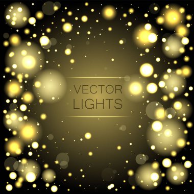 Bokeh çakmağı. Vektör parlaklığı.