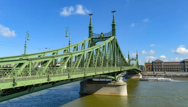 Budapest Hungría Marzo 2019 Puente Libertad Puente Libertad Como También — Foto de Stock