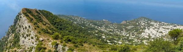 Vista Panorámica Anacapri Desde Cima Del Monte Solaro Isla Capri —  Fotos de Stock