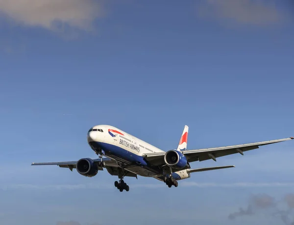 Λονδίνο Αγγλία Νοεμβρίου 2018 British Airways Boeing 777 Αεροσκάφος Μεγάλων — Φωτογραφία Αρχείου
