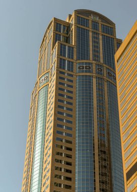 SEATTLE, WA, ABD, - HAZİRAN 2018: Seattle şehir merkezinde ofis binası.