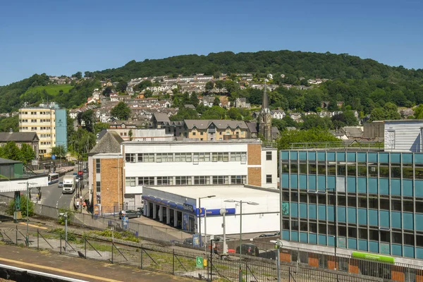 Pontypridd Wales August 2017 View Town Pontypridd — 스톡 사진