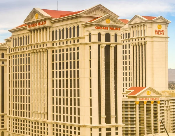 Las Vegas Usa Luty 2019 Zewnątrz Caesars Palace Resort Hotel — Zdjęcie stockowe