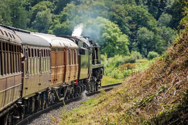 Bridgenorth Rota Para Kidderminster Inglaterra Agosto 2016 Vista Uma Carruagem — Fotografia de Stock