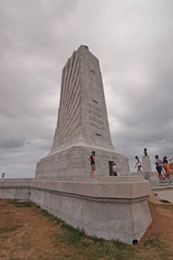 Wright Kardeşler Ulusal Anıtı Kill Devil Hills, Kuzey Carolina 'da.