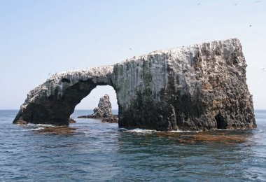 Arch Rock off Anacapa Island in Channel Islands National Park, California.