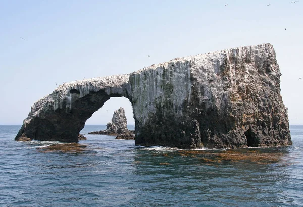 Arch Rock utenfor Anacapa Island i Kanaløyene National Park, California . – stockfoto