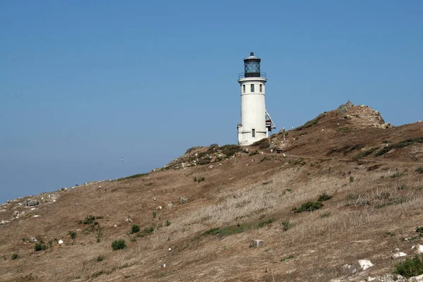 Lighthouse on East Anacapa Island in Channel Islands National Park, California. — Stok fotoğraf