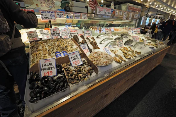 Pike Place Market in Seattle, Washington. — Stockfoto