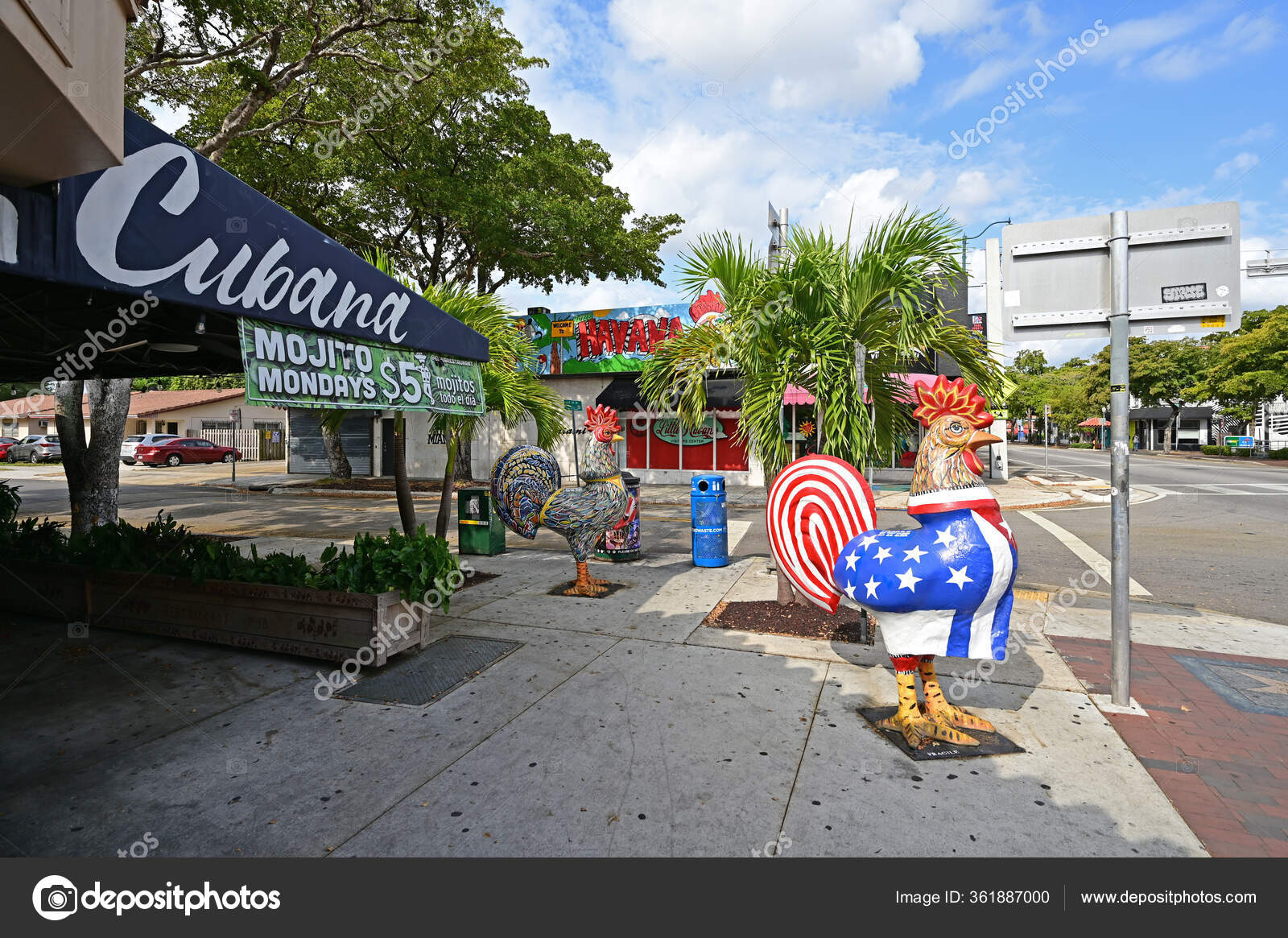 Calle Ocho - Eigth Street - in Miami, Florida under coronavirus hotel, bar  and restaurant closures. – Stock Editorial Photo © fblanco7305 #361887000