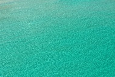 Miami Beach, Florida açıklarında temiz sığ su manzarası.