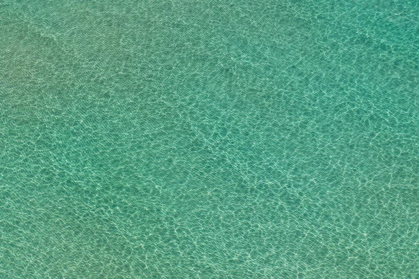 Aerial view of clear shallow water off Miami Beach, Florida. — Stock Photo, Image
