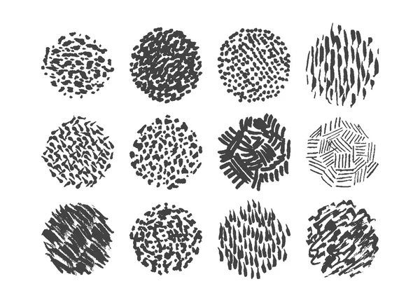 Pen scribble brush pack, various textures for illustration shadi — Stock Vector