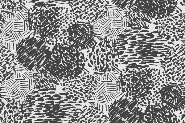 Sorunsuz kalem karalama desen siyah beyaz