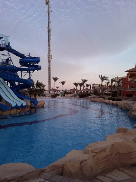 Architektura egipskich hoteli w kurorcie Sharm El Sh — Zdjęcie stockowe