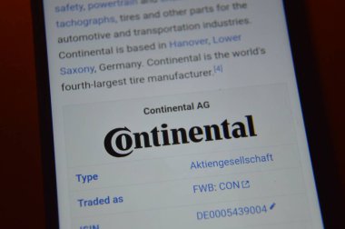 Kiev, Ukrayna - 5 Ocak 2020: Avrupa 'nın en büyük manuf logoları