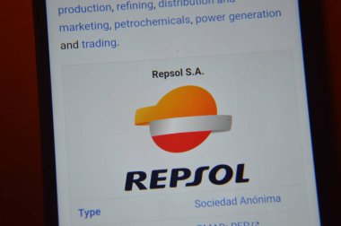 Kiev, Ukrayna - 5 Ocak 2020: Avrupa 'nın en büyük manuf logoları