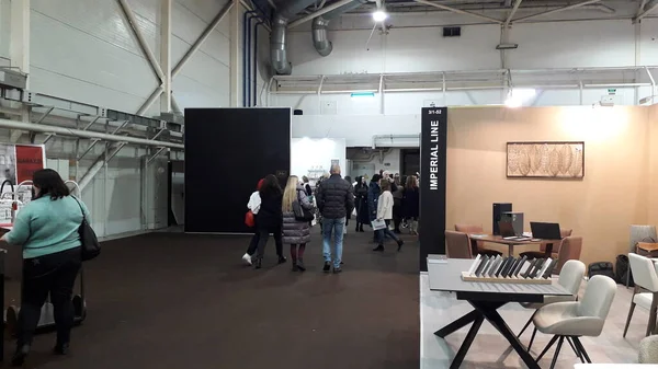 KIEV, UCRANIA - 5 DE FEBRERO DE 2020: Exposición Interior Mebel 2020 — Foto de Stock