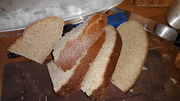 Varios Alimentos Cocinados Caseros Cocina —  Fotos de Stock