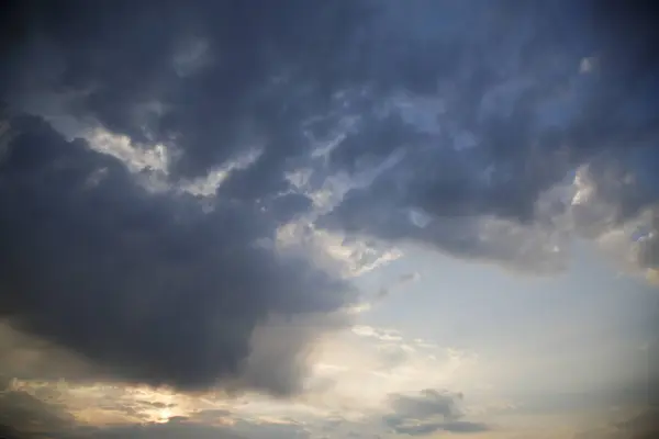 Textuur van de hemel bij zonsondergang — Stockfoto