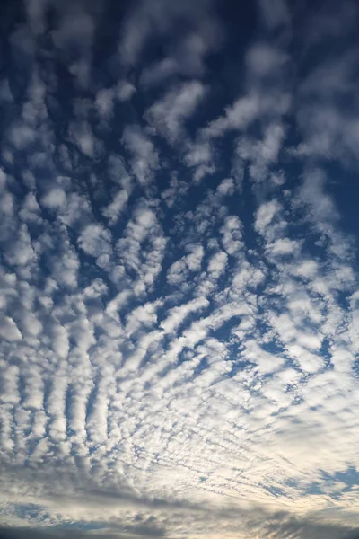 Wolken textuur op avondrood — Stockfoto