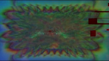 Psychedelic abstraction for hypnosis. Background for playing video jockey, VJ