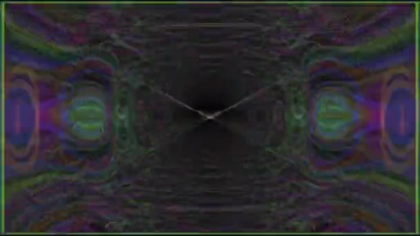 Arrière-plan pour jouer au jockey vidéo, VJ. illusions visuelles, ondes en mouvement .