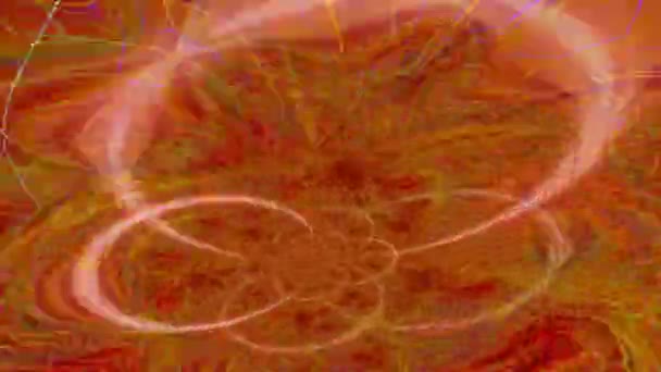 Caleidoscopio hipnótico bucles visuales para conciertos — Vídeo de stock