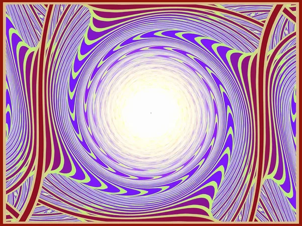 Suluboya Tarzında Geometrik Soyutlama Renkli Kesişen Çizgiler Süslü Desenler Örer — Stok fotoğraf