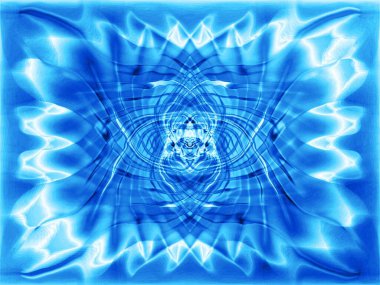 Buzun gölgelerinde soyut bir arkaplan. Beyazdan maviliğe, kesişen çizgiler tuhaf desenler oluşturur..