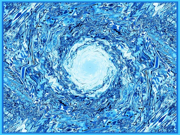 Fond Abstrait Dans Les Nuances Glace Blanc Bleu Profond Des — Photo