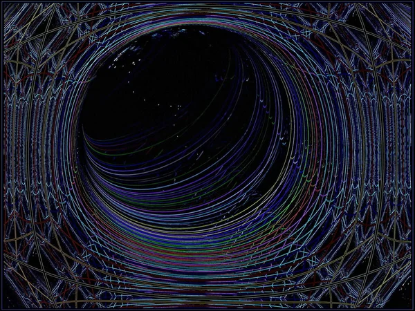 Abstracción Geométrica Estilo Acuarela Multicolor Franjas Entrecruzadas Tejen Patrones Fantasía —  Fotos de Stock