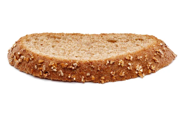 Slice of bread isolated on white — Stock Photo, Image