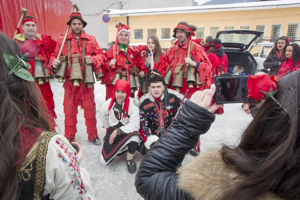 Jeux de Mascarade Traditionnelle Bulgarie — Photo